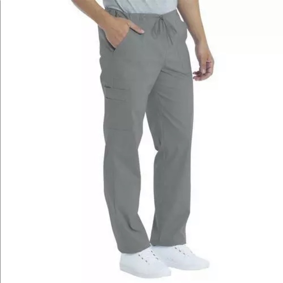 Scrub Star Unisex Drawstring Scrub Pant  Gray - Picture 2 of 2